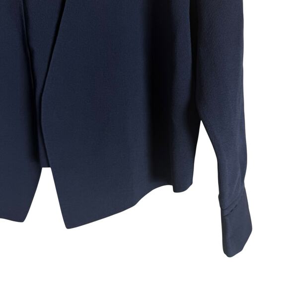 M.M. LaFleur The Sant Ambroeus Jardigan Crop Cardigan Sweater Navy Plus Size 1X - Picture 9 of 13